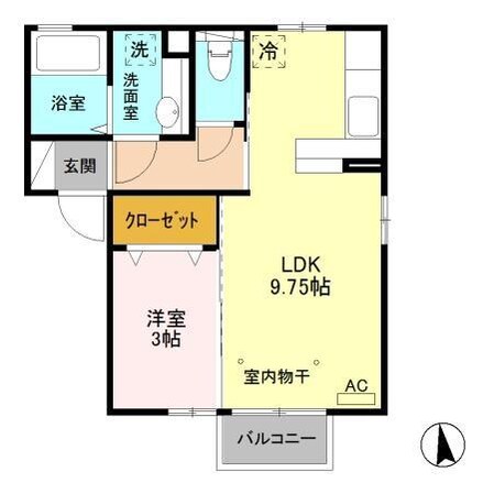 シャルムトロン　Ｂの物件間取画像